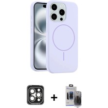 BUTİMAR'S iPhone 15 Pro Max Yankı Form Serisi - Siyah Vanessa Magic Hayalet Cam + Gri Pvd Metal Kamera Lens