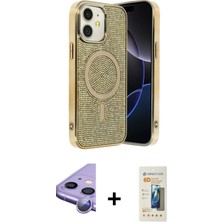 BUTİMAR'S iPhone 11 Eksen Çizgi - Siyah 6d Mat Seramik Hayalet Nano Ekran Koruyucu + Mor Raze Metal Kamera Lens