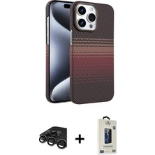 BUTİMAR'S iPhone 15 Pro Max Doruk Serisi - Siyah Bilvis Hayalet Cam Ekran Koruyucu + Titanyum Gri Raze Metal Kamera Lens