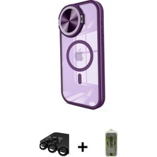 BUTİMAR'S iPhone 15 Pro Max Kıvılcım Modern Koleksiyonu - Siyah Joko Magic 5d Hayalet Cam + Siyah Raze Metal Kamera Lens