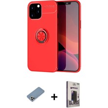 BUTİMAR'S iPhone 12 Pro Max Yankı Form Prime - Siyah Bilvis Hayalet Cam Ekran Koruyucu + Gökkuşağı Shine Kamera Lens Koruma Cam