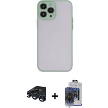 BUTİMAR'S iPhone 15 Pro Max Ahenk Çizgi Serisi - Siyah Vanessa Magic Cam + Lacivert Raze Metal Kamera Lens
