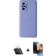 BUTİMAR'S Redmi Note 10 Pro Ahenk Serisi - Siyah 3D Antistatik Mat Seramik Nano Ekran Koruyucu + Şeffaf Kamera Lens Koruma Cam