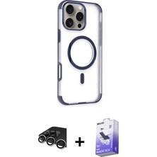 BUTİMAR'S iPhone 14 Pro Max Eksen Klasik Koleksiyonu - Siyah Bilvis 5in1 5d Magic Hayalet Cam Ekran Koruyucu + Gümüş Raze Metal Kamera Lens