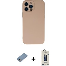 BUTİMAR'S iPhone 13 Pro Max Ahenk Serisi - Siyah Bilvis Hayalet Cam Ekran Koruyucu + Gökkuşağı Shine Kamera Lens Koruma Cam