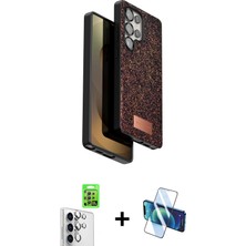 BUTİMAR'S Galaxy S25 Ultra Vadi Klasik Serisi - Siyah 3D Antistatik Seramik Nano Ekran Koruyucu + Gümüş Raze Metal Kamera Lens