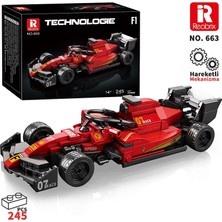 Reobrix Technic 663 Ferrari Formula F1 Yarış Arabası Yaratıcı Yapı Blok Seti Building Blocks - 245 Parça