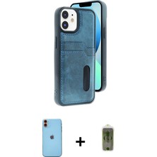 BUTİMAR'S iPhone 11 Yörünge Işık Serisi - Siyah Joko Magic 5d Hayalet Cam + Turuncu Neon Fosforlu Kamera Lens