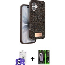 BUTİMAR'S iPhone 17 Vadi Klasik Serisi - Şeffaf 360 Full Body Arka Koruyucu + Siyah Bilvis Titan Kamera Lens