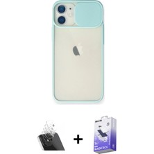 BUTİMAR'S iPhone 11 Vadi Çizgi - Siyah Bilvis 5in1 5d Magic Hayalet Cam Ekran Koruyucu + Şeffaf Kamera Lens Koruma Cam