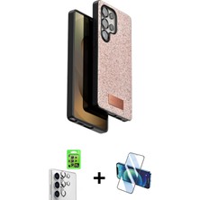 BUTİMAR'S Galaxy S25 Ultra Vadi Klasik Serisi - Siyah 3D Antistatik Seramik Nano Ekran Koruyucu + Gümüş Raze Metal Kamera Lens