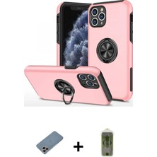 BUTİMAR'S iPhone 11 Pro Max Odak Form Prime - Siyah Joko Magic 5d Hayalet Cam + Gökkuşağı Shine Kamera Lens Koruma Cam