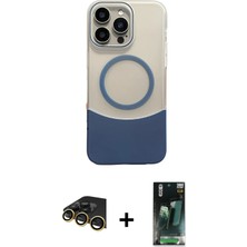 BUTİMAR'S iPhone 14 Pro Max Kozmos Form Özel Seri - Siyah 360 Mat Full Body Arka Koruyucu + Gold Raze Metal Kamera Lens