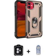 BUTİMAR'S iPhone 11 Ahenk Klasik Koleksiyonu - Siyah Joko Magic 5d Cam + Yeşil Pvd Metal Kamera Lens