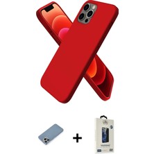 BUTİMAR'S iPhone 12 Pro Max Kozmos Yansıma Özel Seri - Siyah Bilvis Hayalet Cam Ekran Koruyucu + Gökkuşağı Shine Kamera Lens Koruma Cam