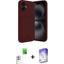 BUTİMAR'S iPhone 16 Vadi Çizgi Prime - Siyah Bilvis 5in1 3D Magic Cam Ekran Koruyucu + Beyaz Raze Metal Kamera Lens