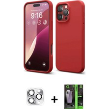 BUTİMAR'S iPhone 16 Pro Max Kozmos Yansıma Özel Seri - Şeffaf 360 Full Body Arka Koruyucu + Gümüş Pers Alüminyum Kamera Lens