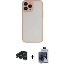 BUTİMAR'S iPhone 15 Pro Max Ahenk Çizgi Serisi - Siyah Vanessa Magic Cam + Lacivert Raze Metal Kamera Lens