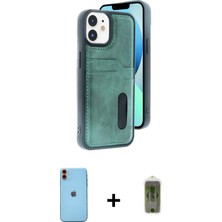 BUTİMAR'S iPhone 11 Yörünge Işık Serisi - Siyah Joko Magic 5d Hayalet Cam + Turuncu Neon Fosforlu Kamera Lens