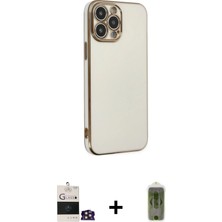 BUTİMAR'S iPhone 14 Pro Max Yankı Serisi - Siyah Joko Magic 5d Hayalet Cam + Gold Bilvis Titan Kamera Lens