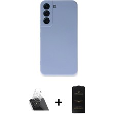 BUTİMAR'S Galaxy S23 Plus Ahenk Serisi - Siyah 6d Antistatik Mat Seramik Hayalet Nano Ekran Koruyucu + Şeffaf Kamera Lens Koruma Cam