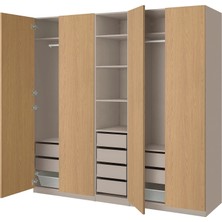 IKEA Çok Renkli Ferah Kapaklı Gardırop