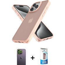 BUTİMAR'S iPhone 12 Pro Max Atlas Form - Siyah 5d Eko Cam Ekran Koruyucu + Yeşil Neon Fosforlu Kamera Lens