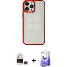 BUTİMAR'S iPhone 14 Pro Max Doruk Doku Prime - Siyah Bilvis 5in1 5d Magic Hayalet Cam Ekran Koruyucu + Gümüş Bilvis Titan Kamera Lens