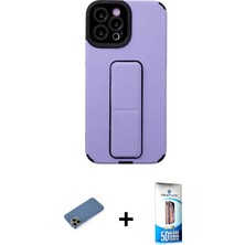 BUTİMAR'S iPhone 12 Pro Max Çekirdek Yansıma - Siyah 5d Eko Cam Ekran Koruyucu + Gold Shine Kamera Lens Koruma Cam