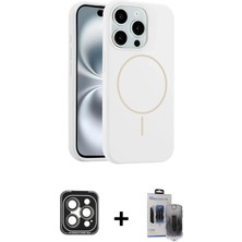 BUTİMAR'S iPhone 15 Pro Max Yankı Form Serisi - Siyah Vanessa Magic Hayalet Cam + Gri Pvd Metal Kamera Lens