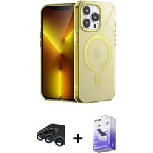 BUTİMAR'S iPhone 15 Pro Yankı Çizgi - Siyah Bilvis 5in1 5d Magic Hayalet Cam Ekran Koruyucu + Lacivert Raze Metal Kamera Lens