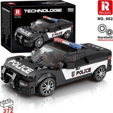 Reobrix Technic 662 Dodge Challenger Polis Arabası Yaratıcı Yapı Blok Seti Building Blocks (Ram Police Car) - 372 Parça