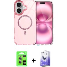 BUTİMAR'S iPhone 17 Kıvılcım Form Prime - Siyah Bilvis 5in1 5d Magic Hayalet Cam Ekran Koruyucu + Açık Mor Raze Metal Kamera Lens