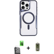 BUTİMAR'S iPhone 16 Pro Max Yadigar Klasik Özel Seri - Siyah Joko Magic 5d Hayalet Cam + Siyah Raze Metal Kamera Lens