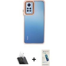 BUTİMAR'S Redmi Note 12 Pro 4g Eksen Doku Prime - Şeffaf Pasifik Cam Ekran Koruyucu + Şeffaf Kamera Lens Koruma Cam