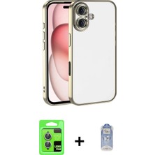 BUTİMAR'S iPhone 17 Vadi Minimal - Siyah Joko Magic 5d Cam + Açık Mavi Raze Metal Kamera Lens