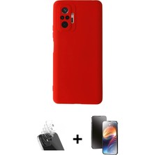 BUTİMAR'S Redmi Note 10 Pro Ahenk Serisi - Siyah 3D Antistatik Mat Seramik Nano Ekran Koruyucu + Şeffaf Kamera Lens Koruma Cam