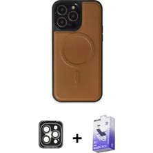 BUTİMAR'S iPhone 15 Pro Max Zirve Işık Serisi - Siyah Bilvis 5in1 5d Magic Hayalet Cam Ekran Koruyucu + Gri Pvd Metal Kamera Lens