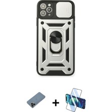 BUTİMAR'S iPhone 11 Pro Ahenk Klasik - Siyah 3D Antistatik Seramik Nano Ekran Koruyucu + Siyah Shine Kamera Lens Koruma Cam