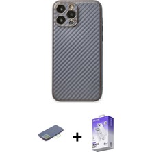 BUTİMAR'S iPhone 13 Pro Max Ahenk Işık - Siyah Bilvis 5in1 3D Magic Cam Ekran Koruyucu + Yeşil Renkli Kamera Lens Koruma Cam