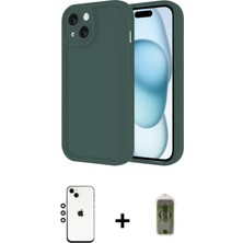 BUTİMAR'S iPhone 14 Yankı Yansıma Özel Seri - Siyah Joko Magic 5d Hayalet Cam + Gümüş Shine Kamera Lens