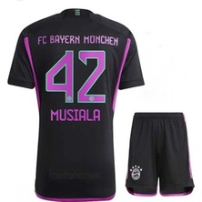 Bayern/münih 2023/24 Yeni Sezon Jamal Musiala Deplasman Çocuk Forması 4'lü Set