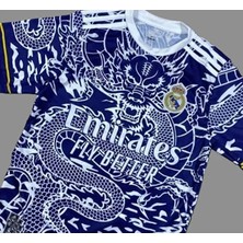 R'eal M'adrid Özel Dragon Ejder Desenli Lacivert FORMA16