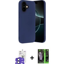 BUTİMAR'S iPhone 17 Ahenk Serisi - Siyah 360 Mat Full Body Arka Koruyucu + Siyah Bilvis Titan Kamera Lens