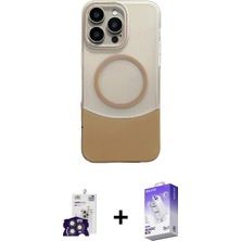 BUTİMAR'S iPhone 16 Pro Max Kozmos Form Özel Seri - Siyah Bilvis 5in1 3D Magic Cam Ekran Koruyucu + Titanyum Gri Bilvis Titan Kamera Lens