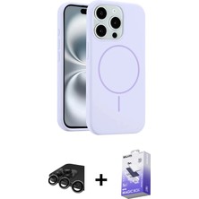 BUTİMAR'S iPhone 15 Pro Max Yankı Form Serisi - Siyah Bilvis 5in1 5d Magic Hayalet Cam Ekran Koruyucu + Titanyum Gri Raze Metal Kamera Lens