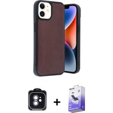 BUTİMAR'S iPhone 11 Kıvılcım Işık Serisi - Siyah Bilvis 5in1 5d Magic Hayalet Cam Ekran Koruyucu + Mavi Pvd Metal Kamera Lens