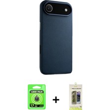 BUTİMAR'S iPhone 17 Air Zirve Modern Prime - Siyah Joko Magic 5d Hayalet Cam + Gold Raze Metal Kamera Lens