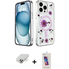 BUTİMAR'S iPhone 14 Pro Max Kozmos Doku - Siyah Joko 5d Cam + Gold Band Metal Kamera Lens