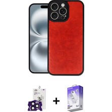 BUTİMAR'S iPhone 16 Pro Max Kıvılcım Işık Serisi - Siyah Bilvis 5in1 3D Magic Cam Ekran Koruyucu + Siyah Bilvis Titan Kamera Lens